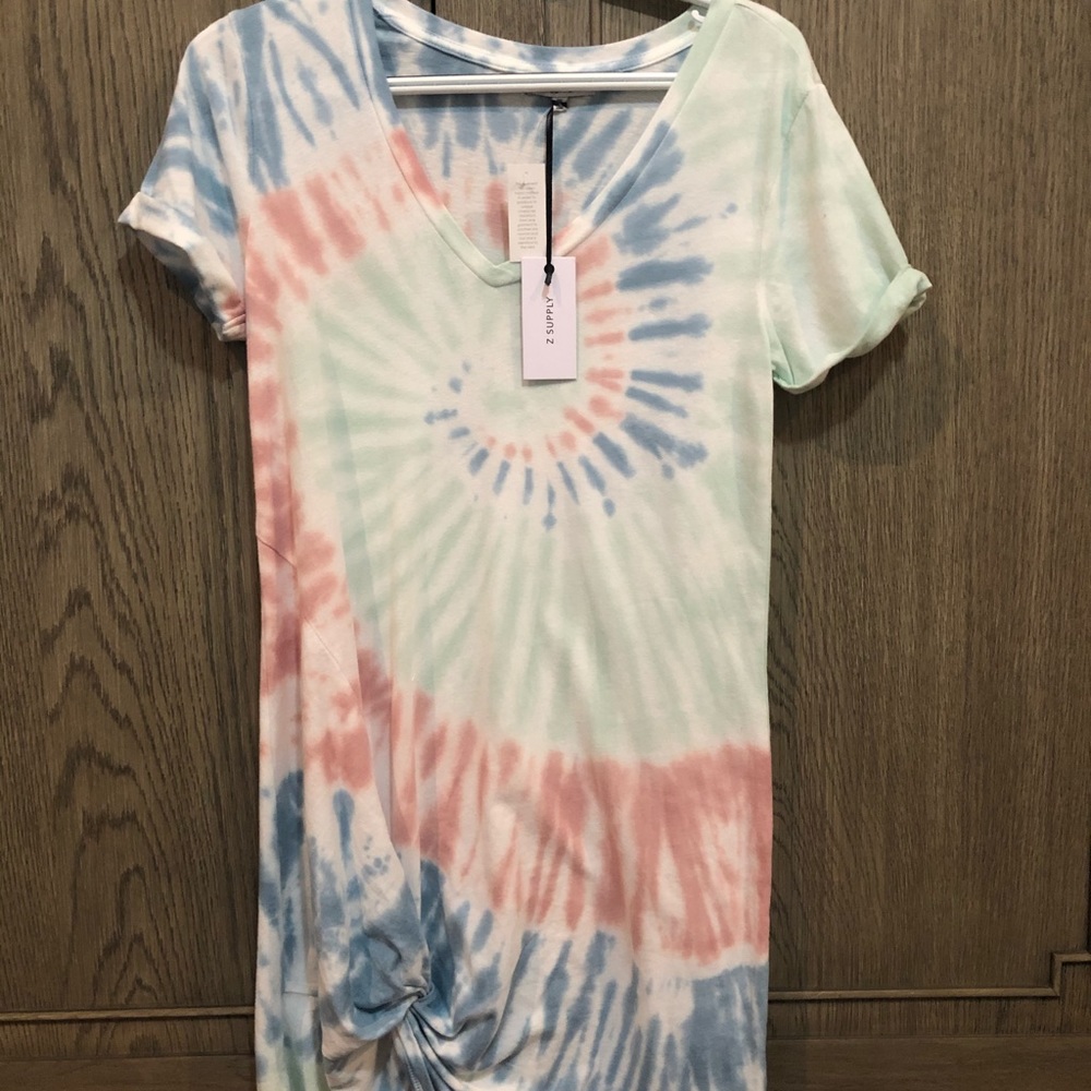 Z Supply Tie Dye Knot Dress